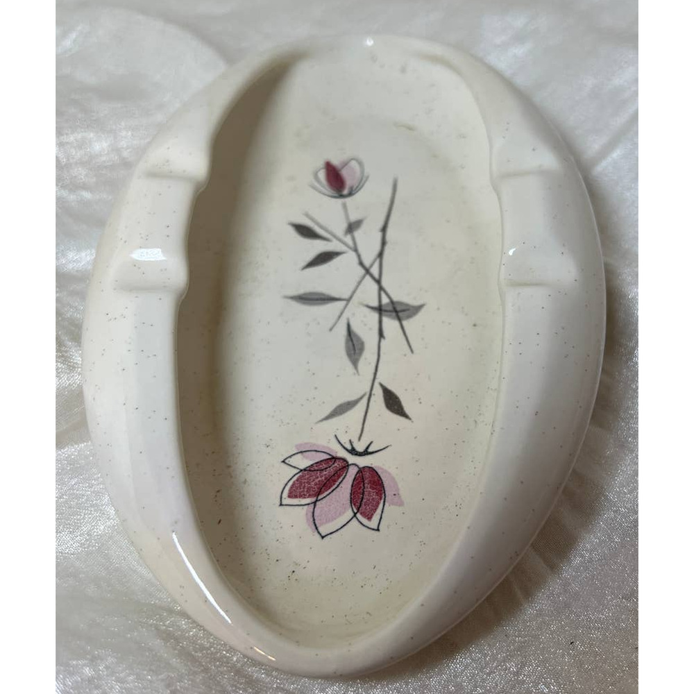 Vintage Franciscan Pink Duet Ashtray 7-1/2" Long